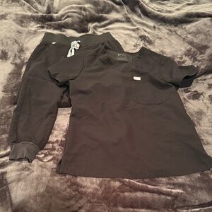 Figs black Scrub Set xs/xxs